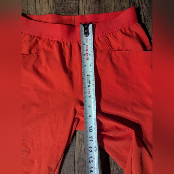Patagonia Women's Bright Orange Chambeau Rock Hiking Pants Size 0 Zip Pockets - Picture 7 of 14